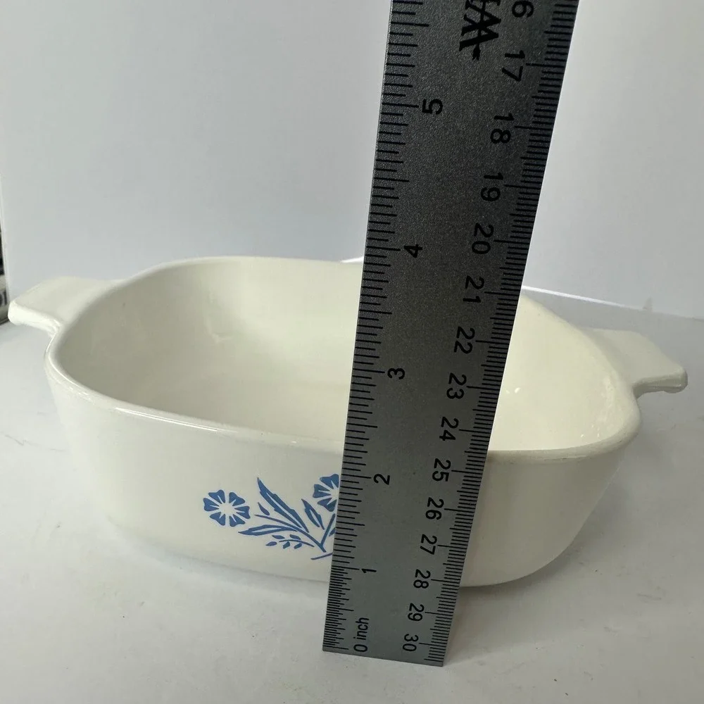 Vintage Corning Ware Blue Cornflower 1 Quart Casserole Dish P-1-B Made in USA